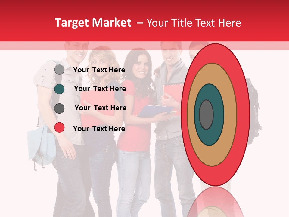 Guy Friendship School PowerPoint Template