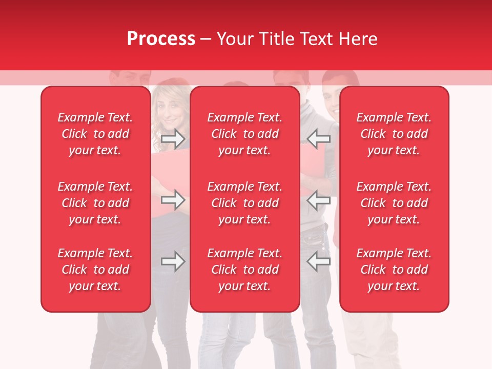 Guy Friendship School PowerPoint Template