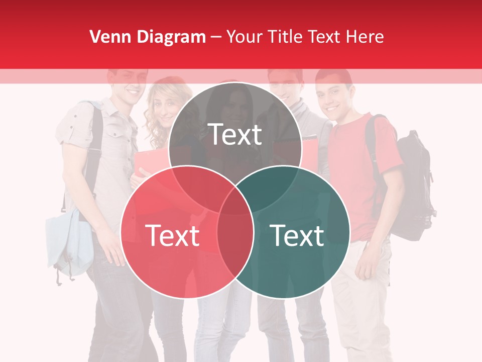 Guy Friendship School PowerPoint Template