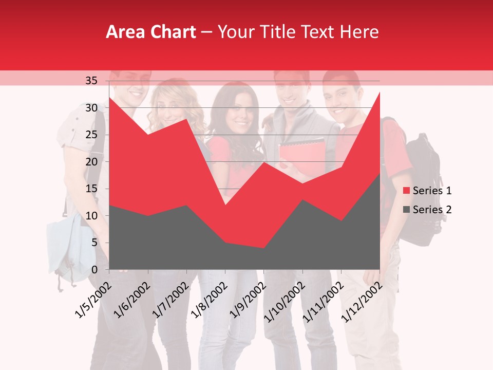 Guy Friendship School PowerPoint Template