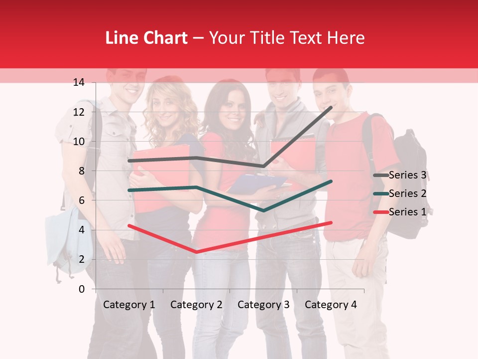 Guy Friendship School PowerPoint Template