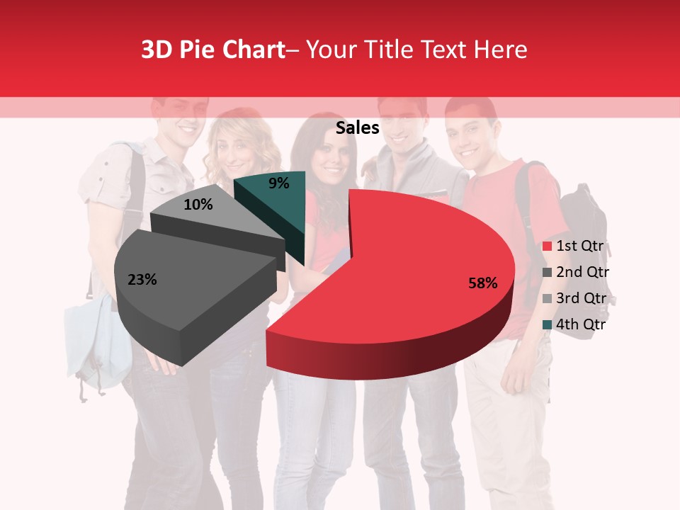 Guy Friendship School PowerPoint Template