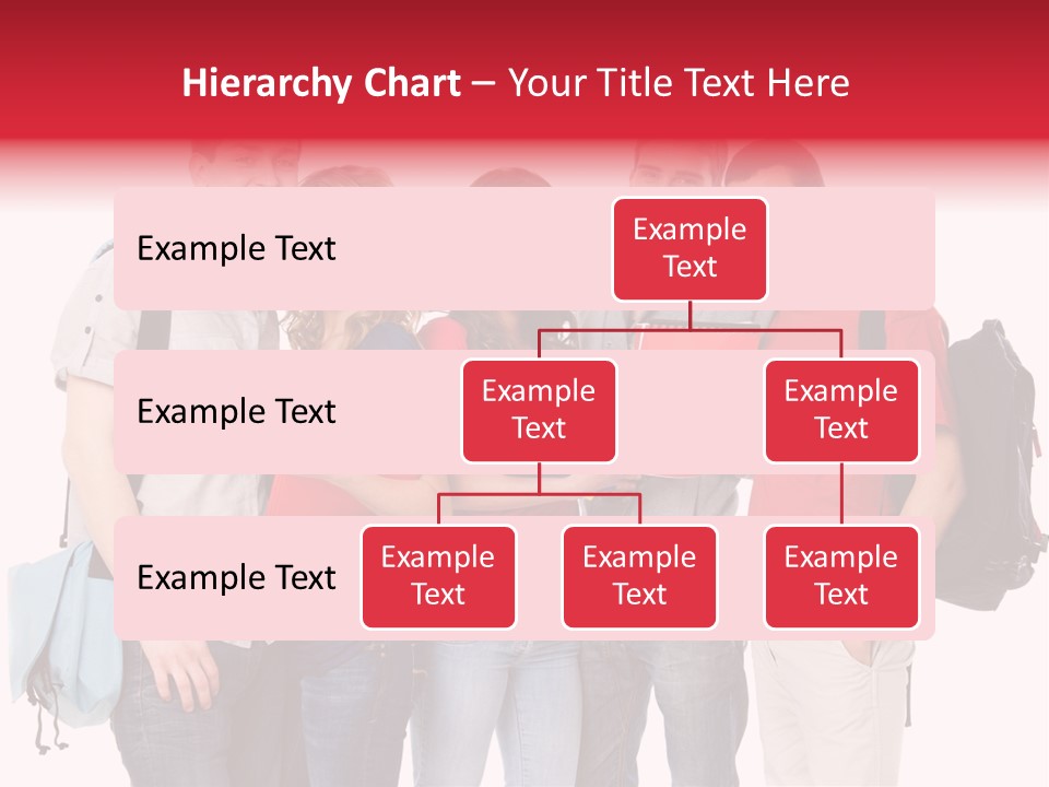 Standing Friend Smiling PowerPoint Template