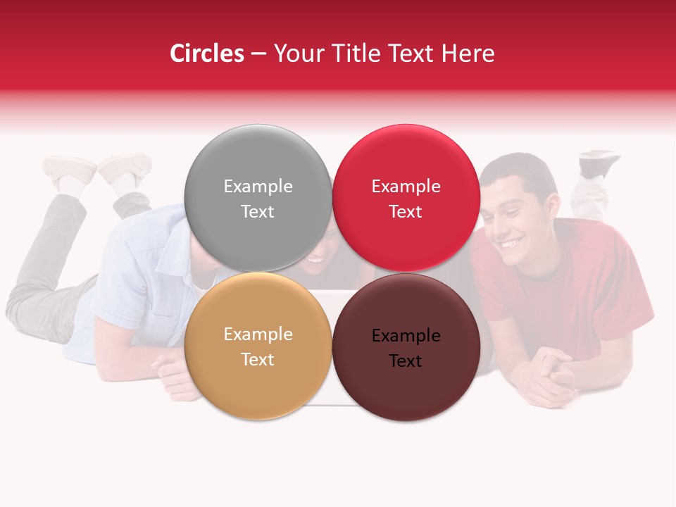 Network Friendship Watching PowerPoint Template