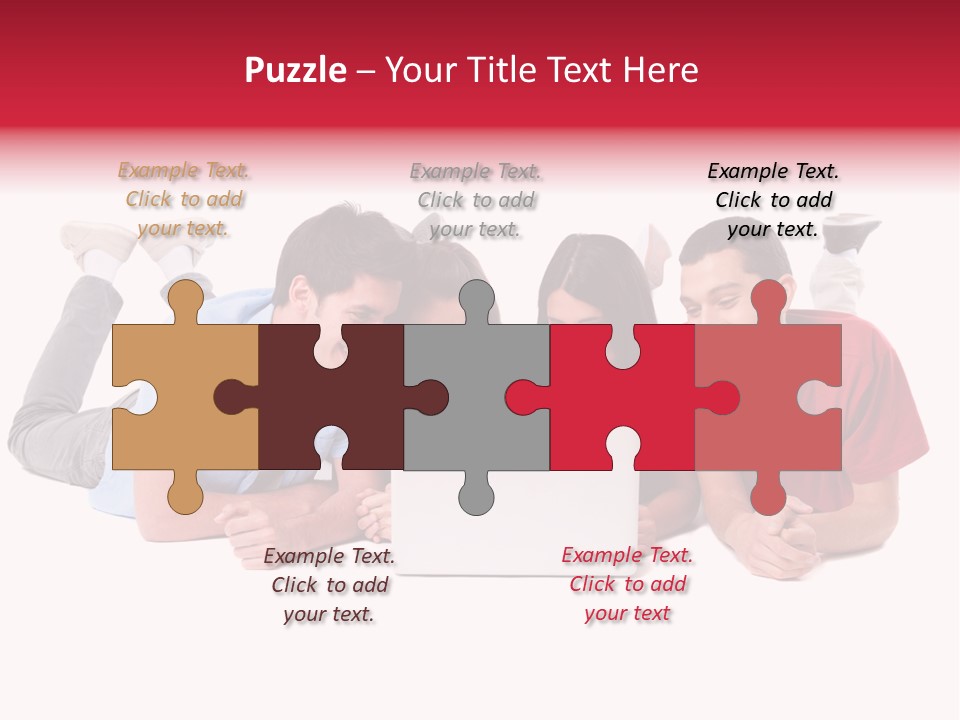 Network Friendship Watching PowerPoint Template