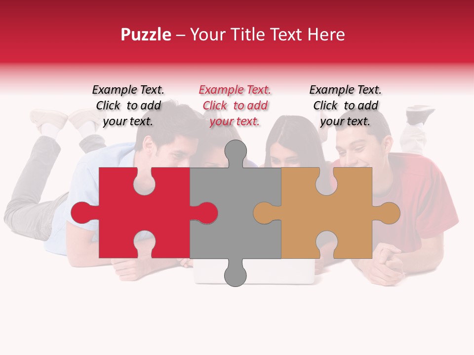 Network Friendship Watching PowerPoint Template