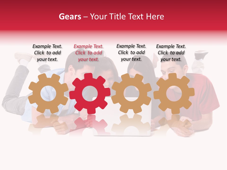 Network Friendship Watching PowerPoint Template