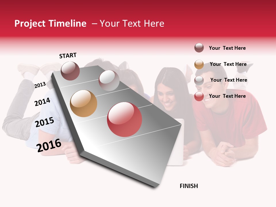 Network Friendship Watching PowerPoint Template