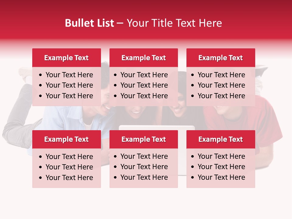 Network Friendship Watching PowerPoint Template