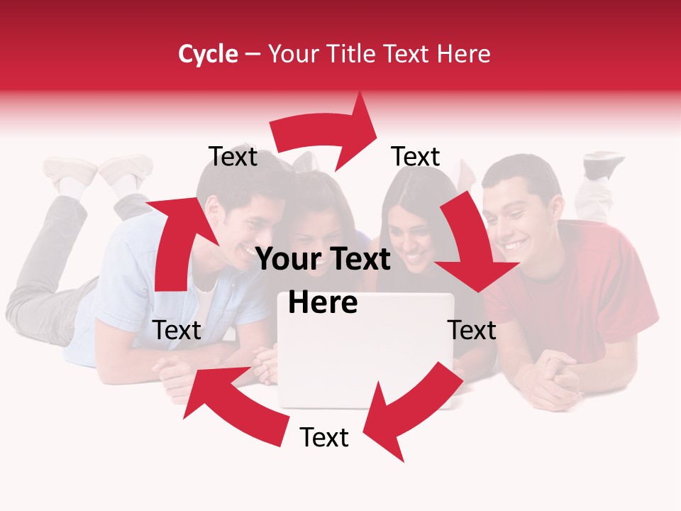 Network Friendship Watching PowerPoint Template