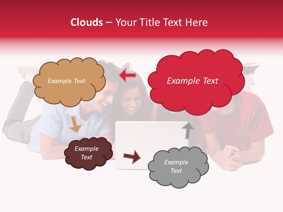 Network Friendship Watching PowerPoint Template