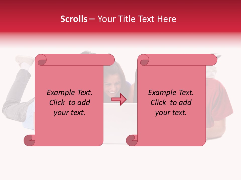 Network Friendship Watching PowerPoint Template