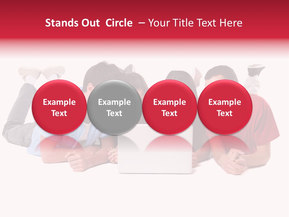 Network Friendship Watching PowerPoint Template