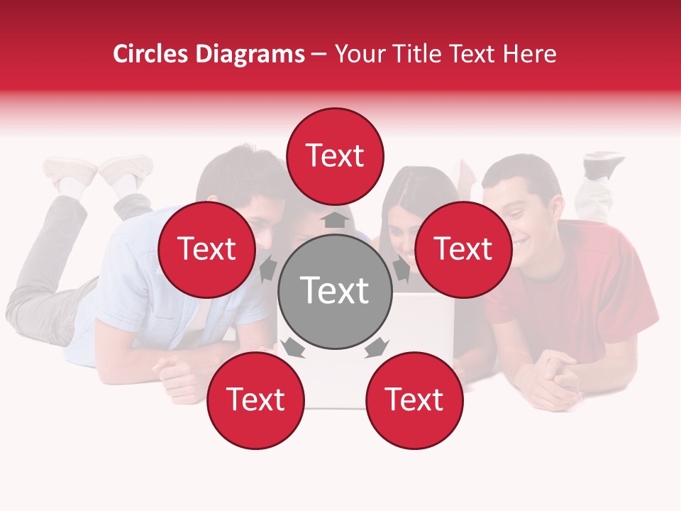 Network Friendship Watching PowerPoint Template