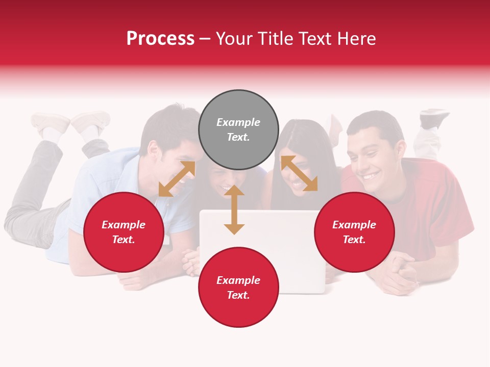 Network Friendship Watching PowerPoint Template
