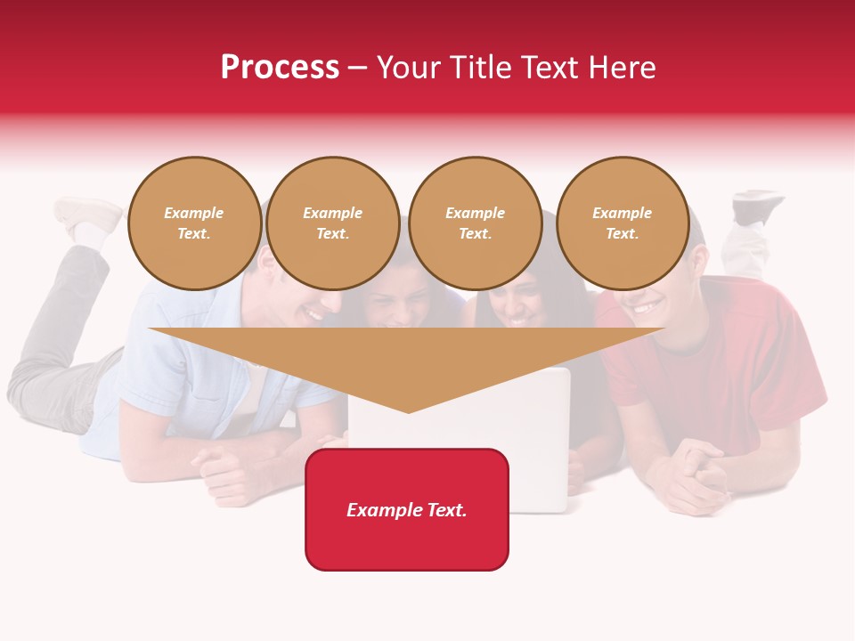 Network Friendship Watching PowerPoint Template