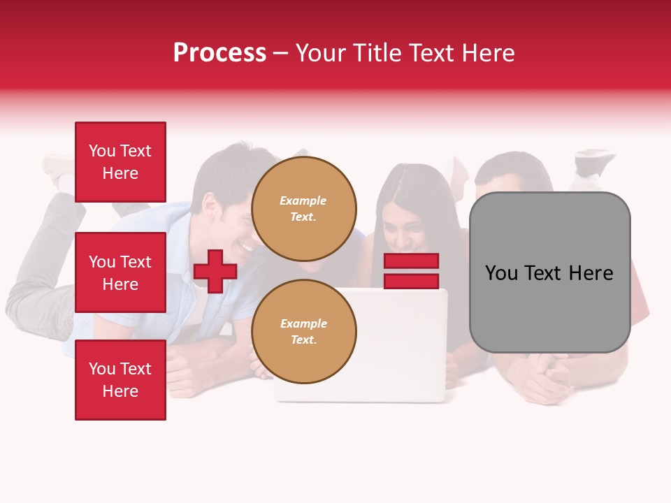 Network Friendship Watching PowerPoint Template