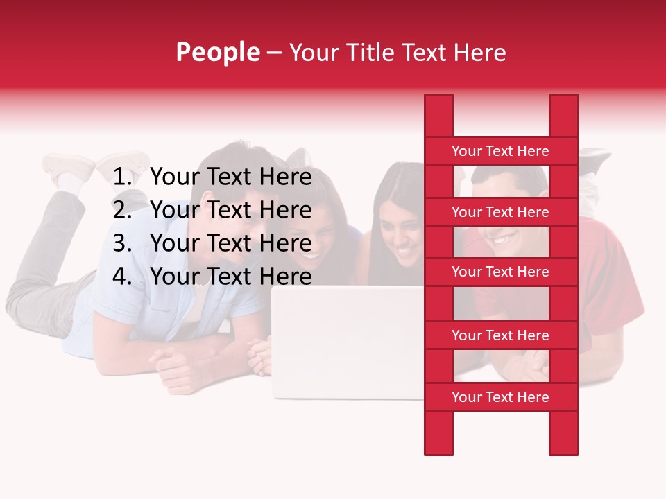 Network Friendship Watching PowerPoint Template