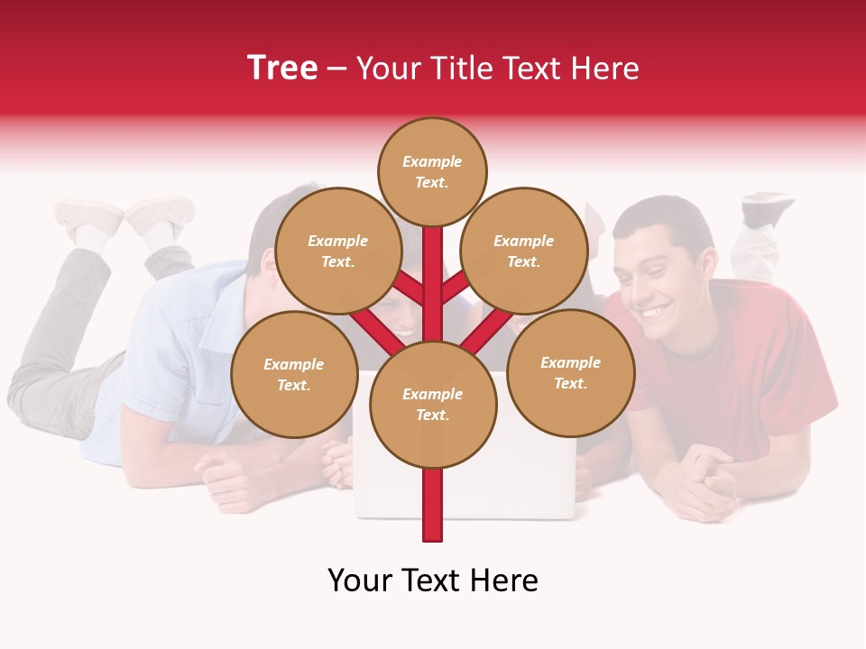 Network Friendship Watching PowerPoint Template