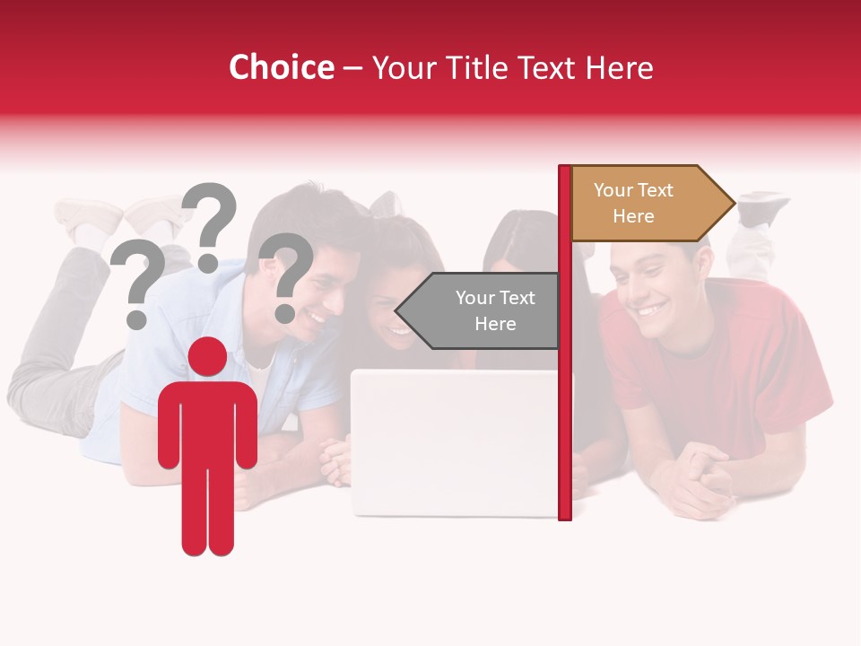 Network Friendship Watching PowerPoint Template
