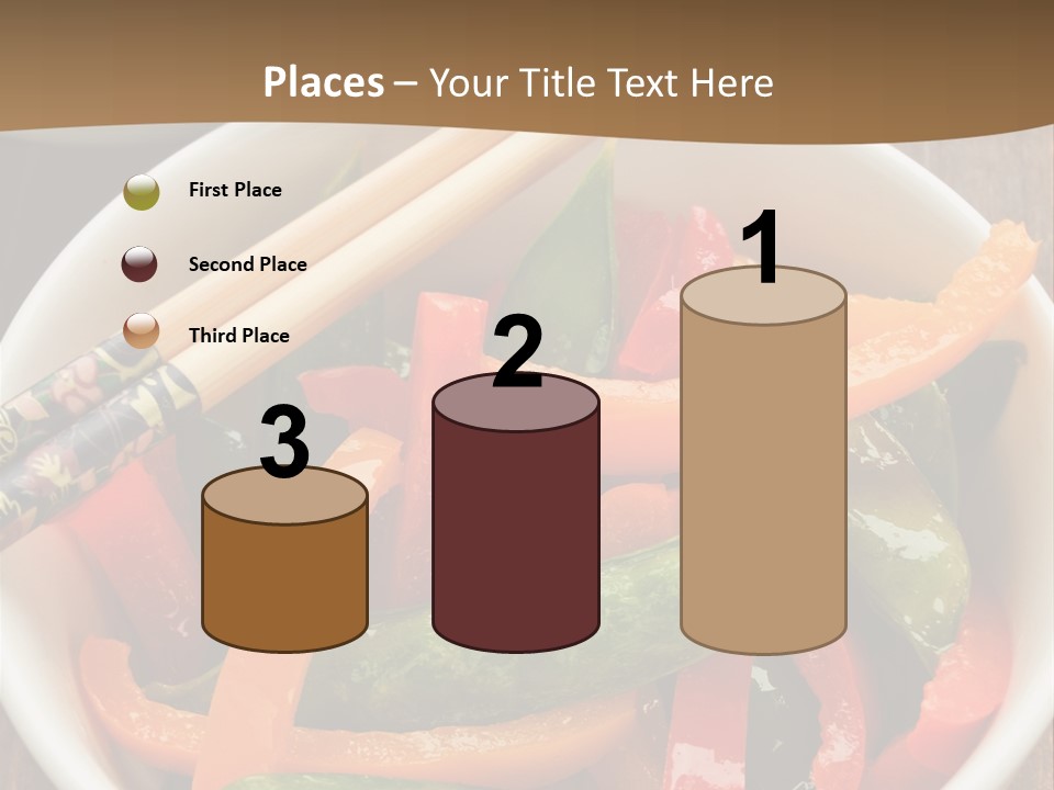 Yellow Fried Bowl PowerPoint Template