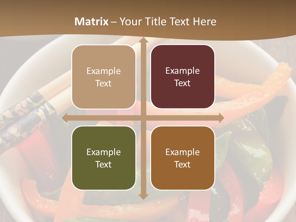 Yellow Fried Bowl PowerPoint Template