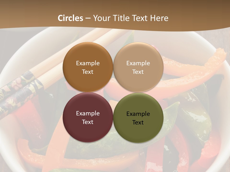 Yellow Fried Bowl PowerPoint Template