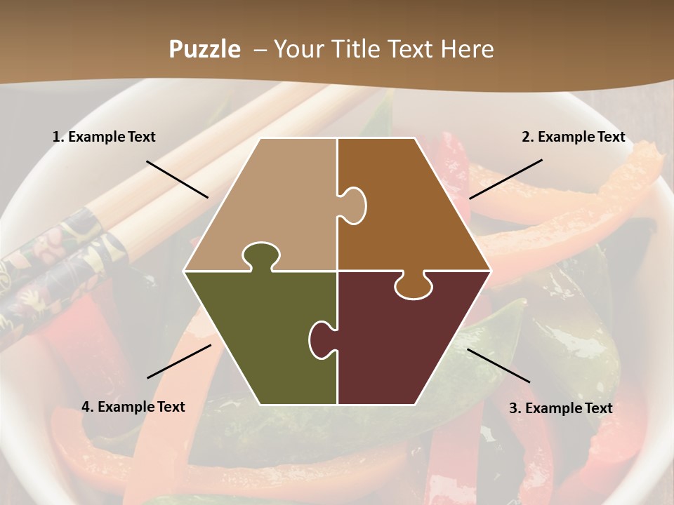 Yellow Fried Bowl PowerPoint Template