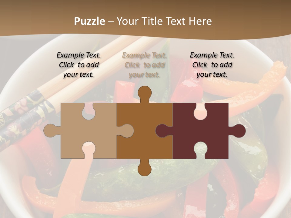 Yellow Fried Bowl PowerPoint Template