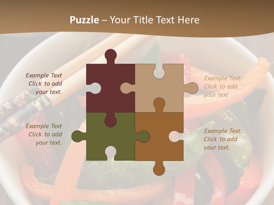 Yellow Fried Bowl PowerPoint Template