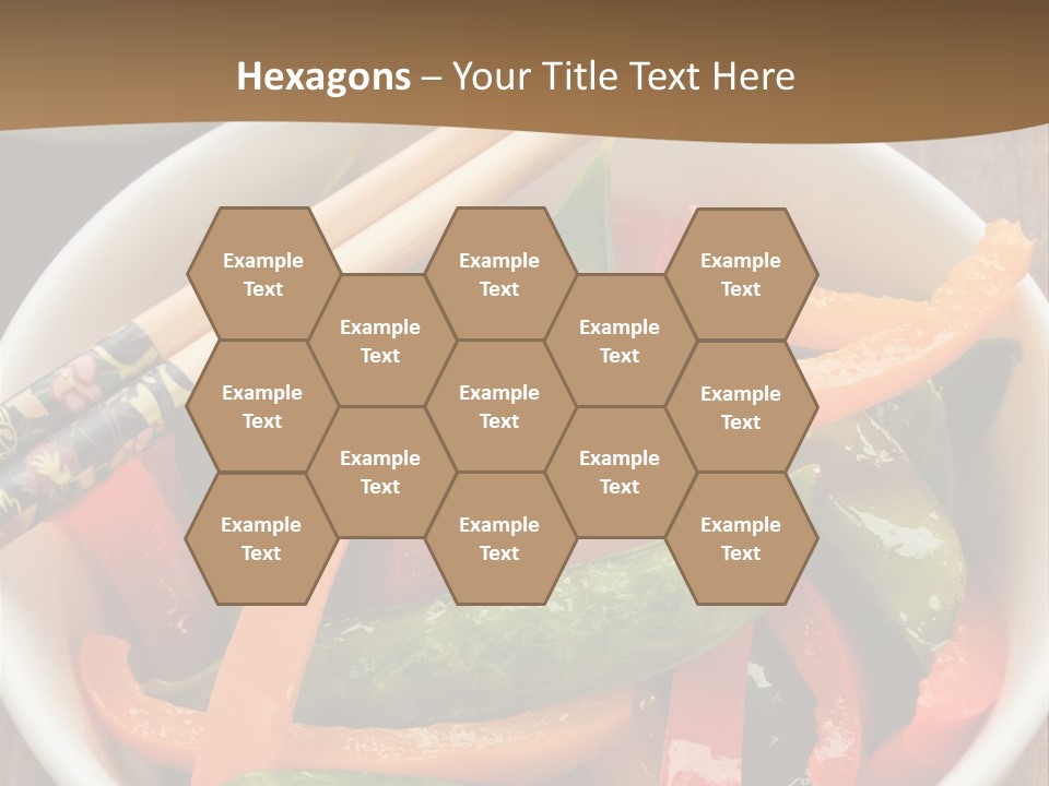 Yellow Fried Bowl PowerPoint Template