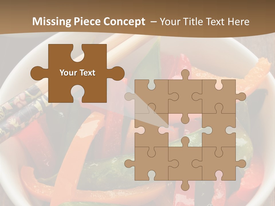 Yellow Fried Bowl PowerPoint Template