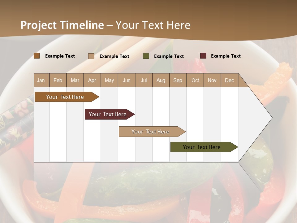 Yellow Fried Bowl PowerPoint Template