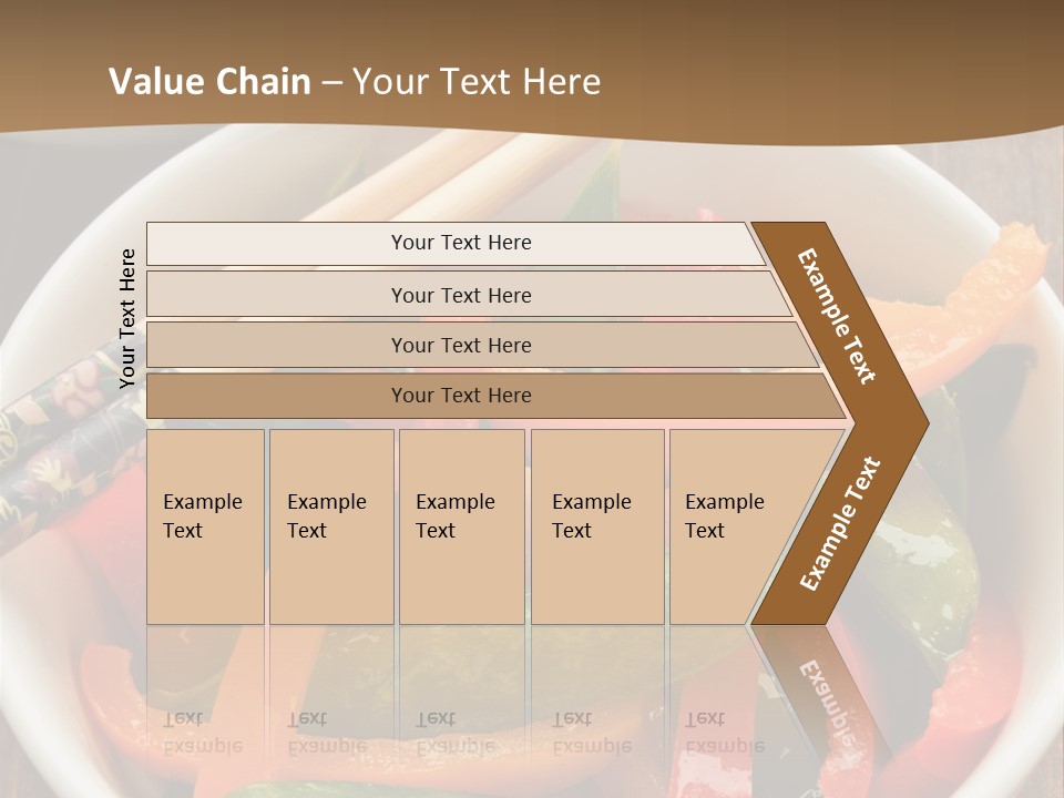 Yellow Fried Bowl PowerPoint Template