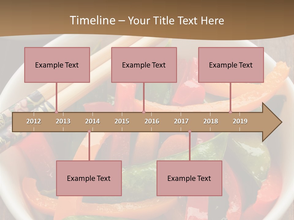 Yellow Fried Bowl PowerPoint Template