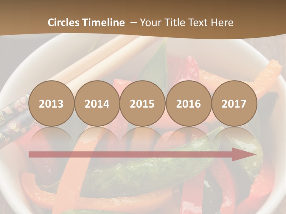 Yellow Fried Bowl PowerPoint Template