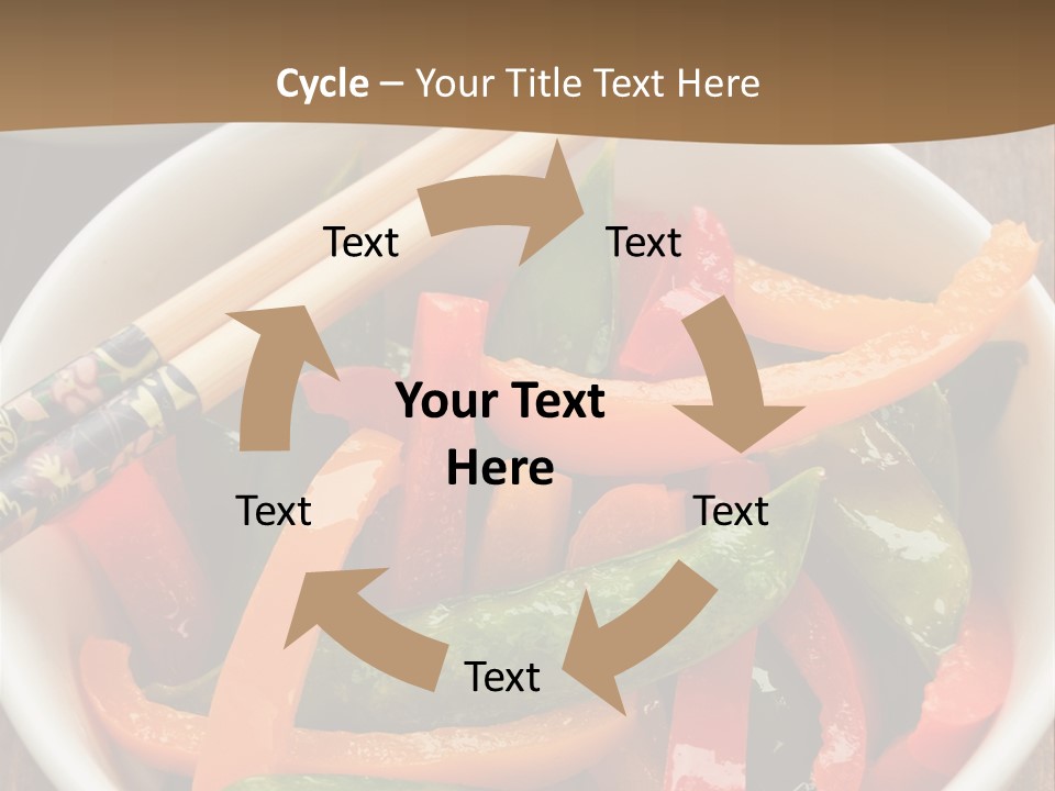 Yellow Fried Bowl PowerPoint Template