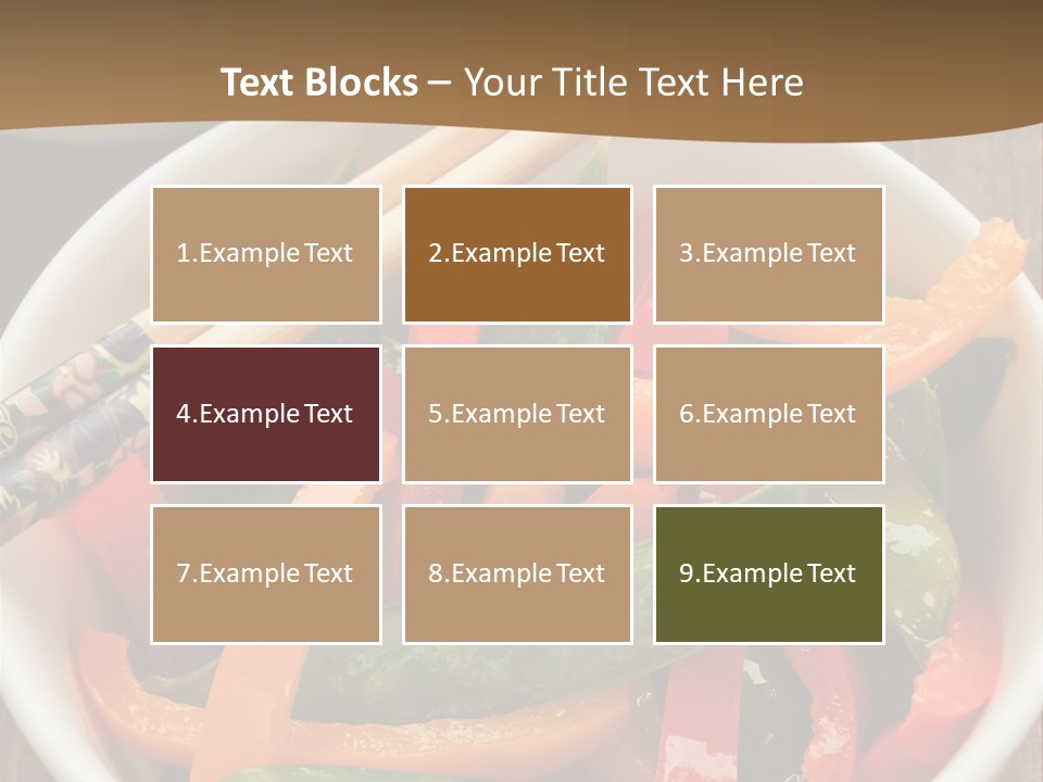 Yellow Fried Bowl PowerPoint Template