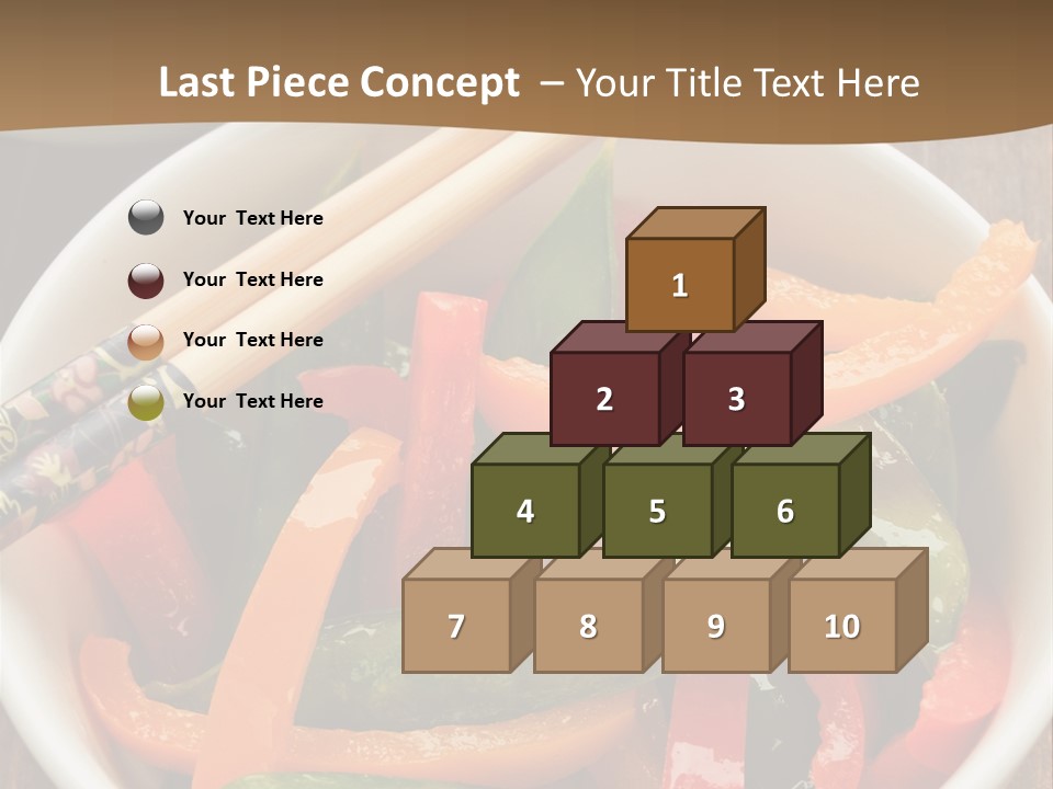 Yellow Fried Bowl PowerPoint Template