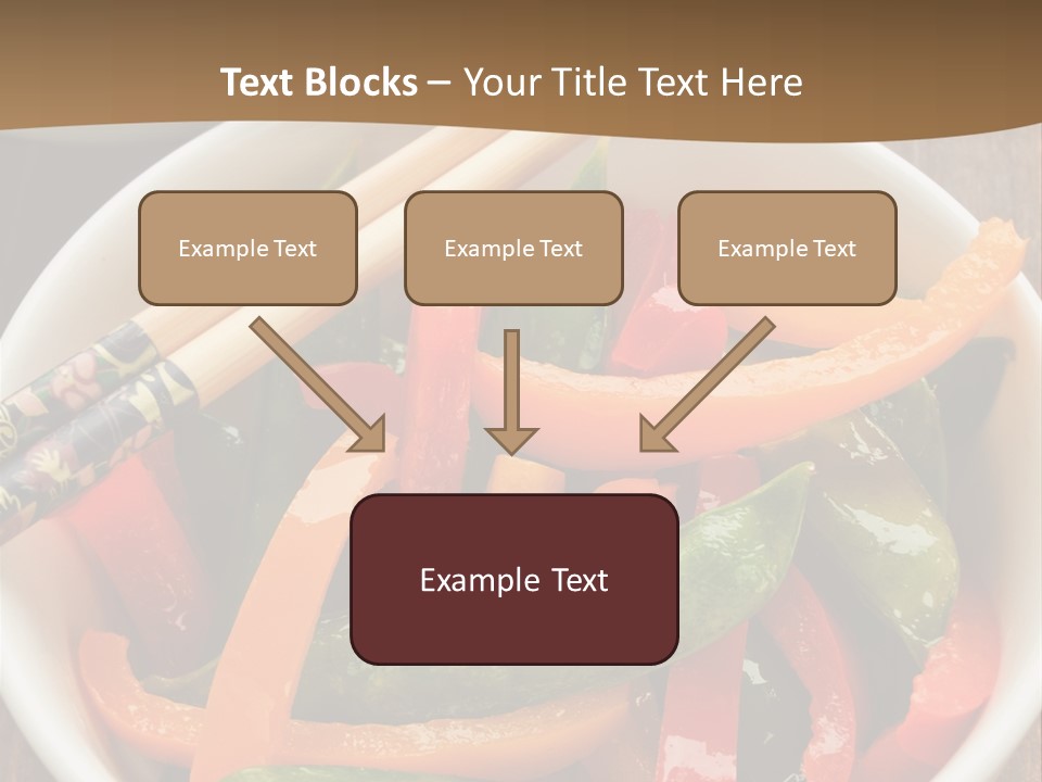 Yellow Fried Bowl PowerPoint Template
