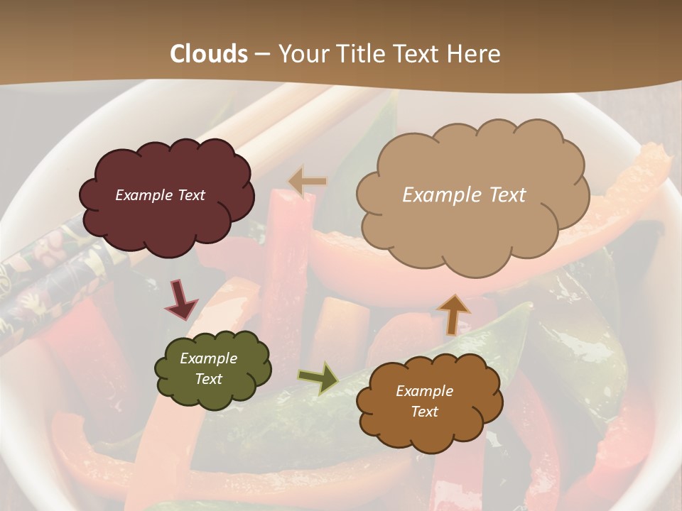 Yellow Fried Bowl PowerPoint Template