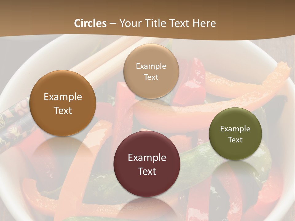 Yellow Fried Bowl PowerPoint Template