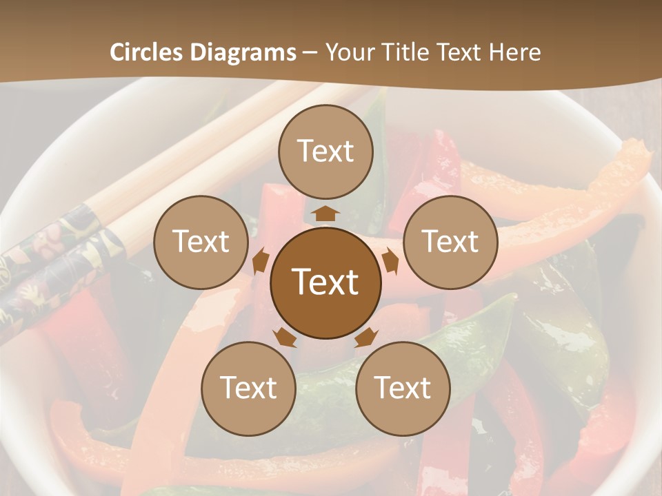 Yellow Fried Bowl PowerPoint Template