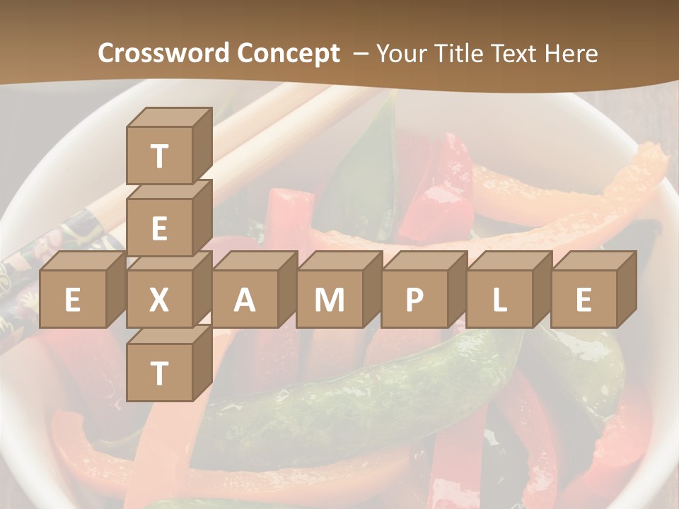 Yellow Fried Bowl PowerPoint Template