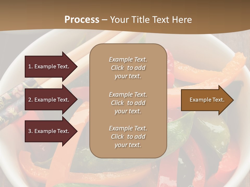 Yellow Fried Bowl PowerPoint Template