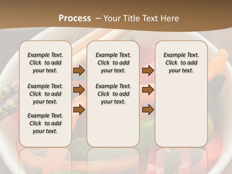Yellow Fried Bowl PowerPoint Template