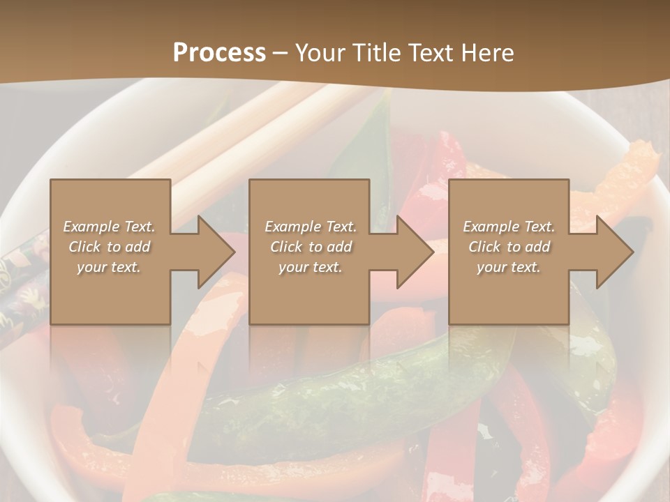 Yellow Fried Bowl PowerPoint Template