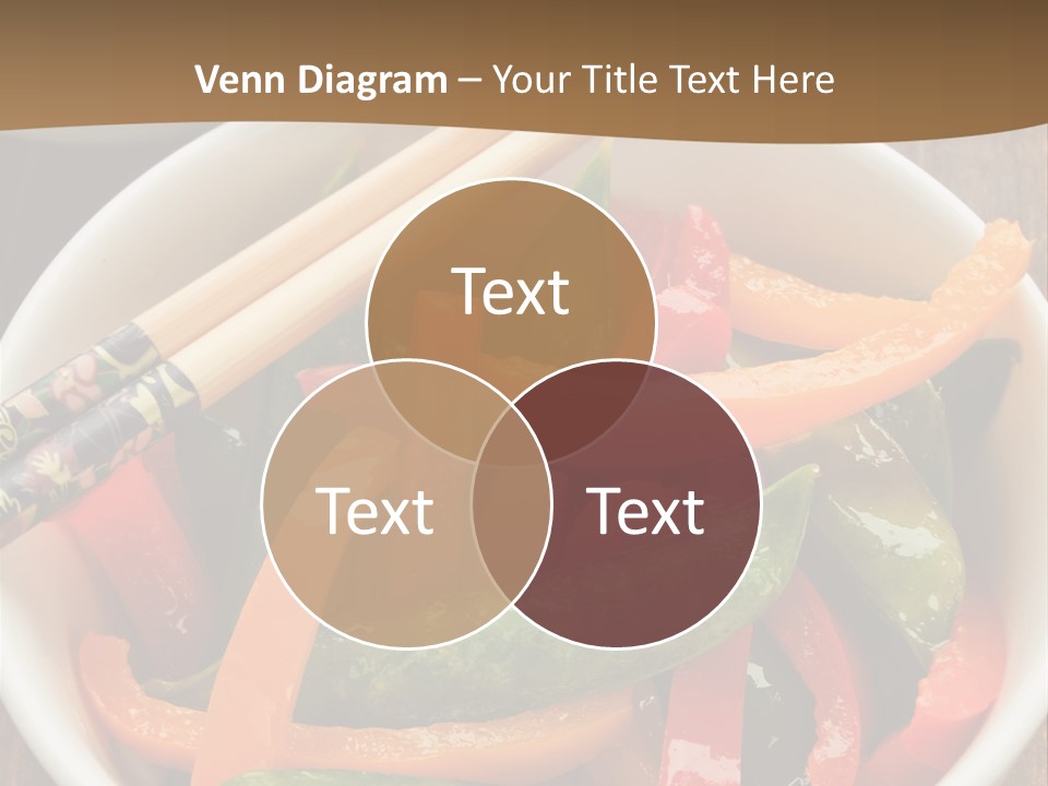 Yellow Fried Bowl PowerPoint Template