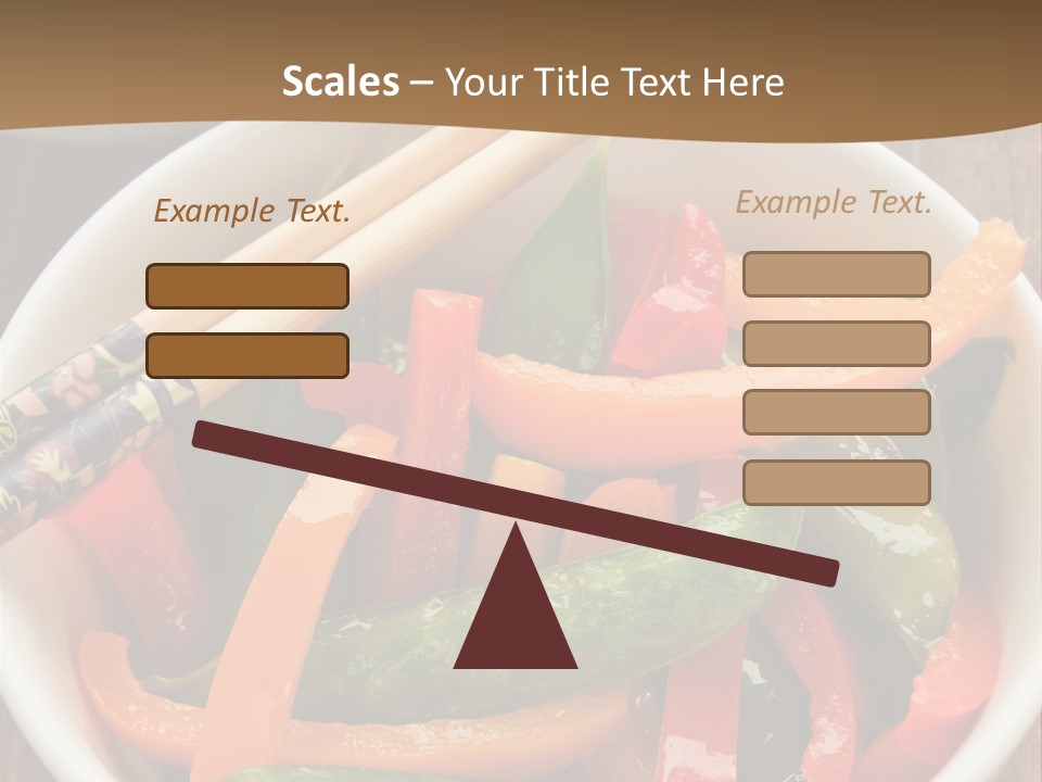 Yellow Fried Bowl PowerPoint Template