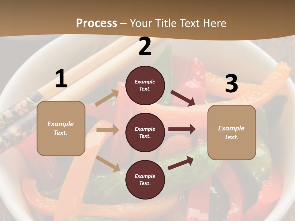 Yellow Fried Bowl PowerPoint Template